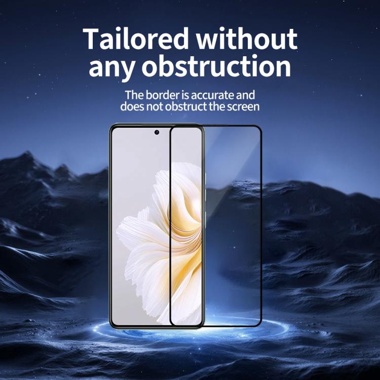 For Tecno Camon 20 5pcs / Pack Do As You Wish Silk Screen Printed HD Tempered Glass Film - Black