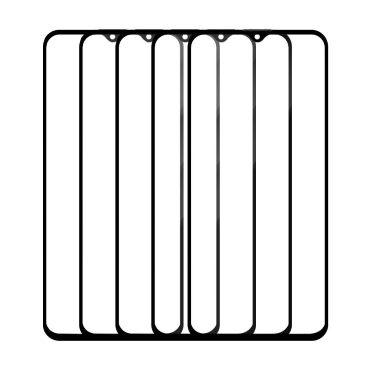 For Tecno Pop 5 LTE 5pcs / Pack Do As You Wish Silk Screen Printed HD Tempered Glass Film - Black