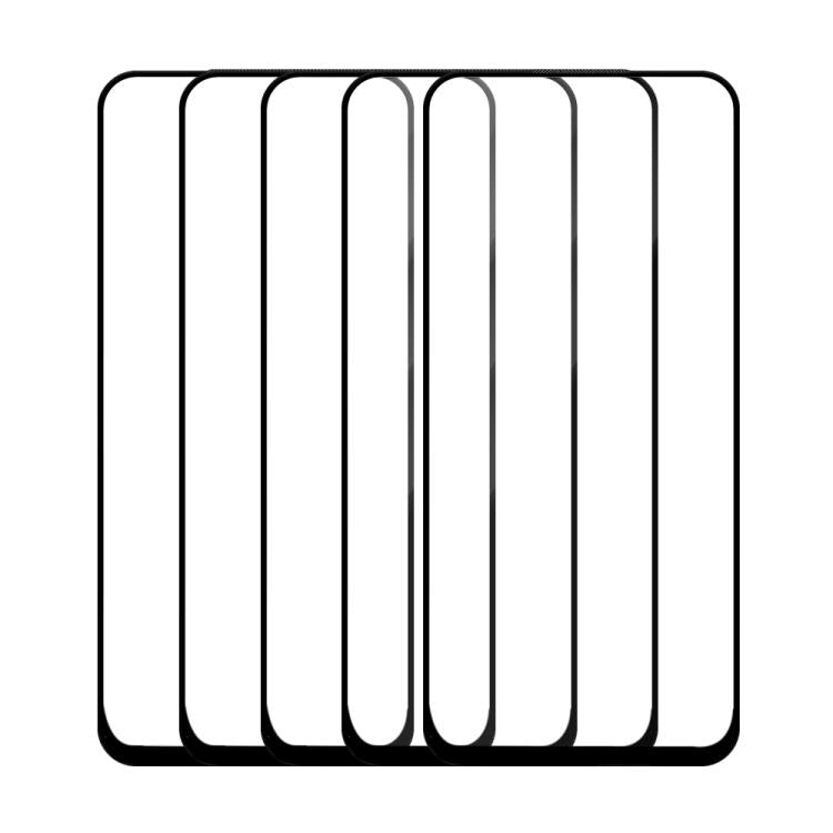 For Tecno Pop 9 5G 5pcs / Pack Do As You Wish Silk Screen Printed HD Tempered Glass Film - Black
