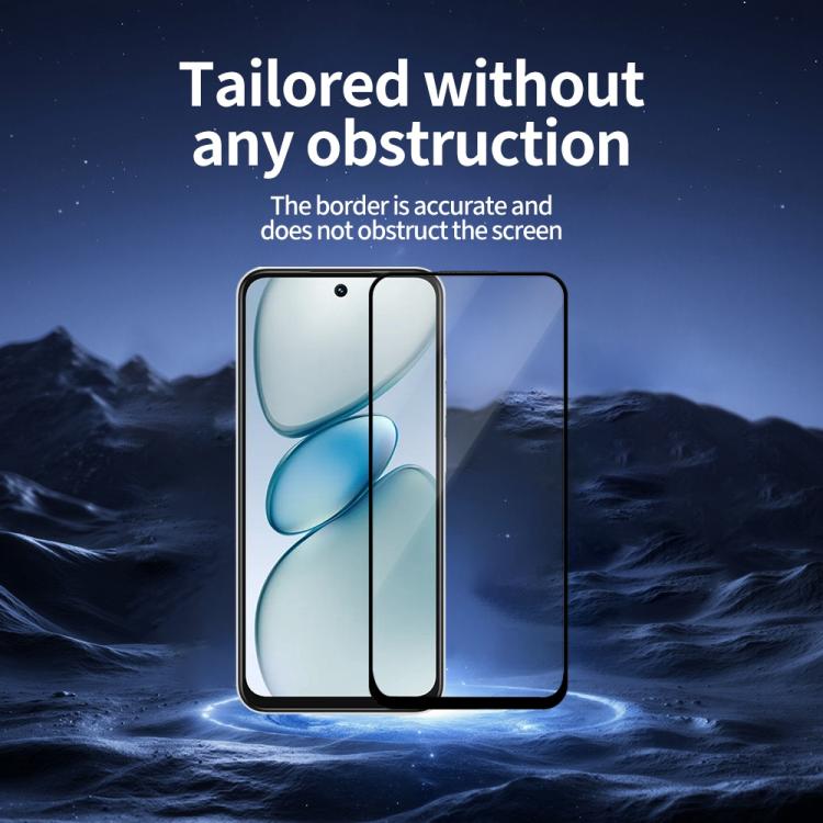 For Tecno Pop 9 5G 5pcs / Pack Do As You Wish Silk Screen Printed HD Tempered Glass Film - Black