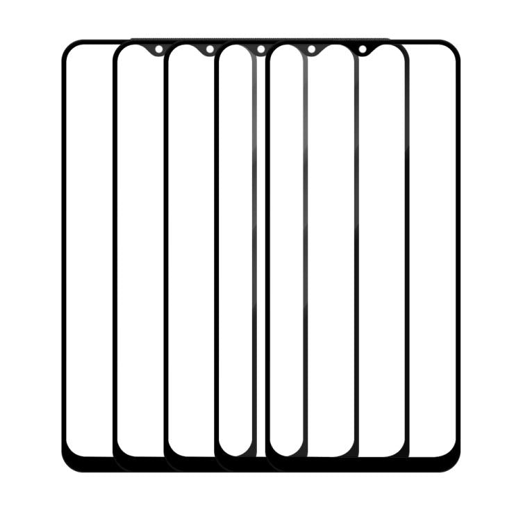 For Tecno Pop 5 Pro 5pcs / Pack Do As You Wish Silk Screen Printed HD Tempered Glass Film - Black