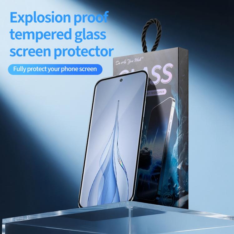 For Tecno Pova 5G 5pcs / Pack Do As You Wish Silk Screen Printed HD Tempered Glass Film - Black