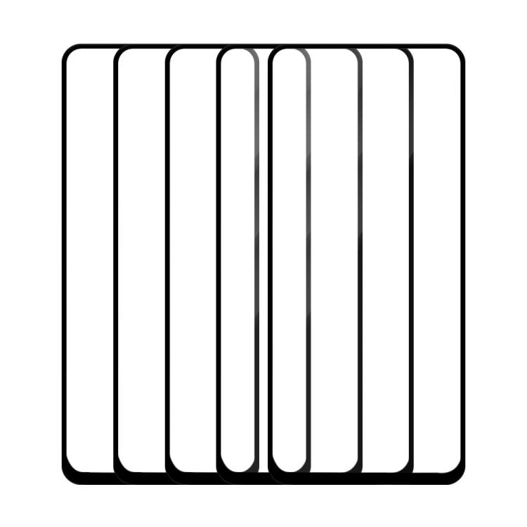 For Tecno Pova 5 Pro 5pcs / Pack Do As You Wish Silk Screen Printed HD Tempered Glass Film - Black