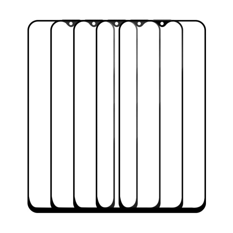 For Tecno Spark 8P 5pcs / Pack Do As You Wish Silk Screen Printed HD Tempered Glass Film - Black