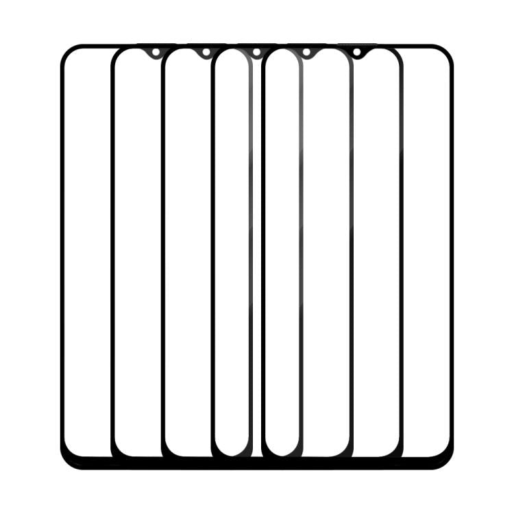 For Tecno Spark 9 5pcs / Pack Do As You Wish Silk Screen Printed HD Tempered Glass Film - Black