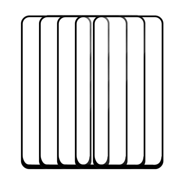 For Tecno Spark 40 4G 5pcs / Pack Do As You Wish Silk Screen Printed HD Tempered Glass Film - Black