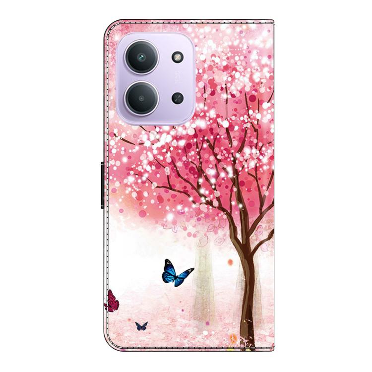 For Redmi 15C 5G / 4G EU 173mm Crystal-Like Painted Vegan Leather Phone Case