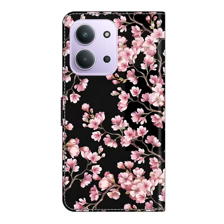 For Redmi 15C 5G / 4G EU 173mm Crystal-Like Painted Vegan Leather Phone Case