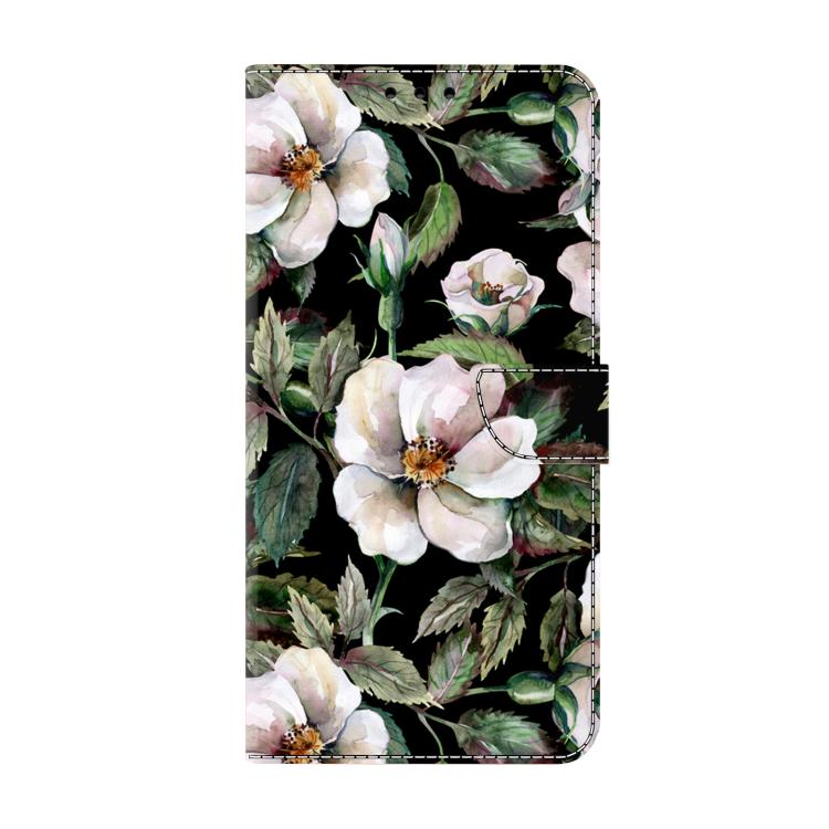 For Redmi Note 13 4G Crystal-Like Painted Vegan Leather Phone Case