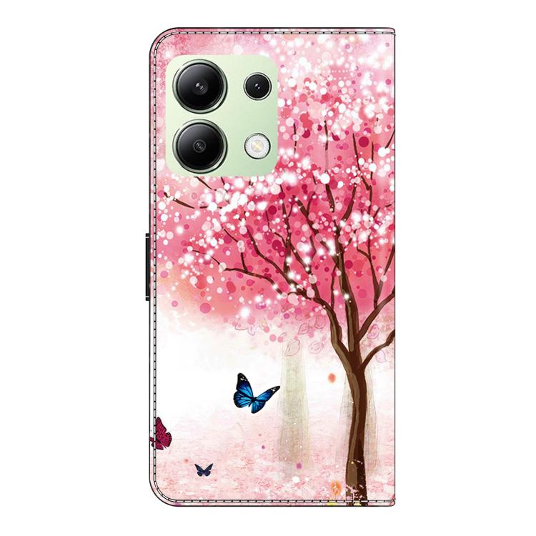 For Redmi Note 13 4G Crystal-Like Painted Vegan Leather Phone Case