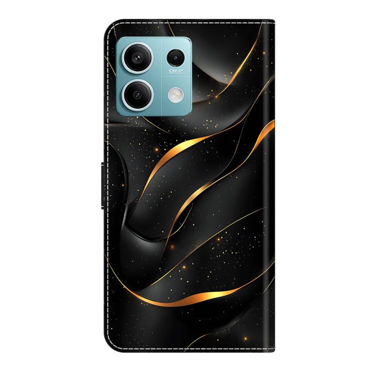 For Redmi Note 13 5G Crystal-Like Painted Vegan Leather Phone Case