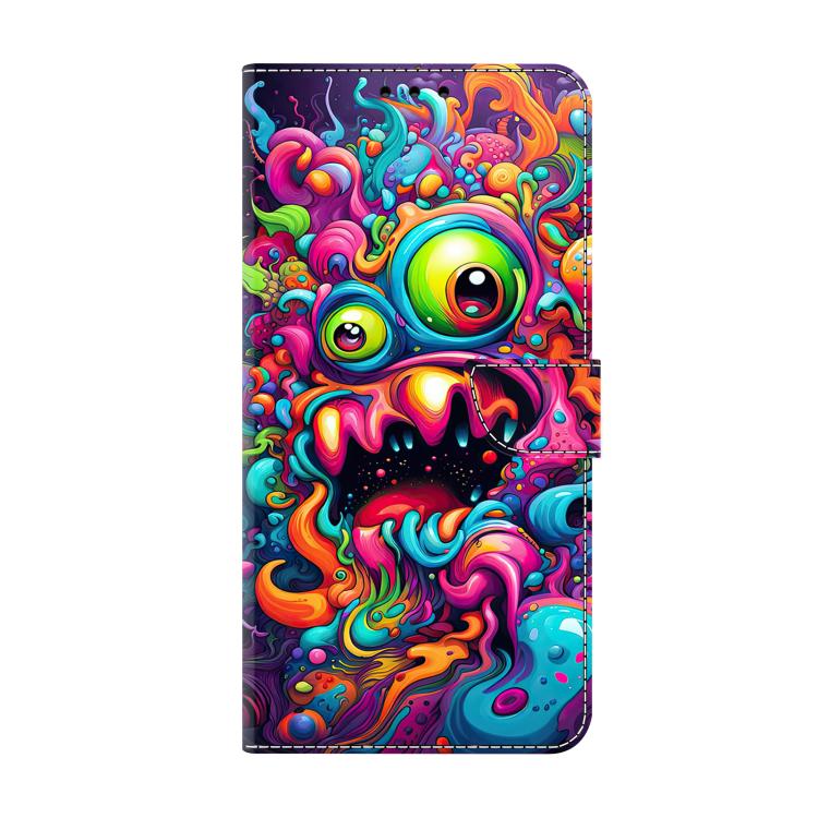For Redmi Note 13 5G Crystal-Like Painted Vegan Leather Phone Case