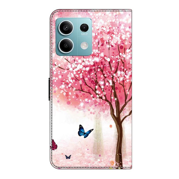 For Redmi Note 13 5G Crystal-Like Painted Vegan Leather Phone Case