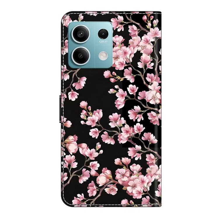 For Redmi Note 13 5G Crystal-Like Painted Vegan Leather Phone Case