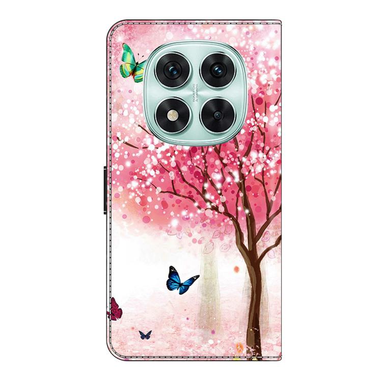 For Redmi Note 14 Pro 4G / 5G Crystal-Like Painted Vegan Leather Phone Case
