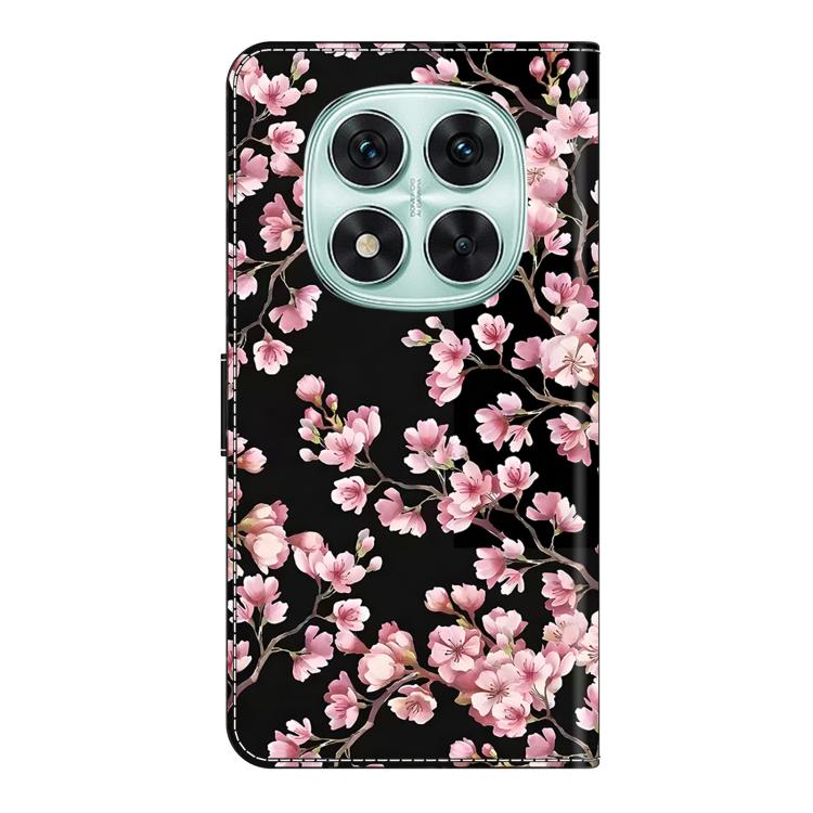 For Redmi Note 14 Pro 4G / 5G Crystal-Like Painted Vegan Leather Phone Case