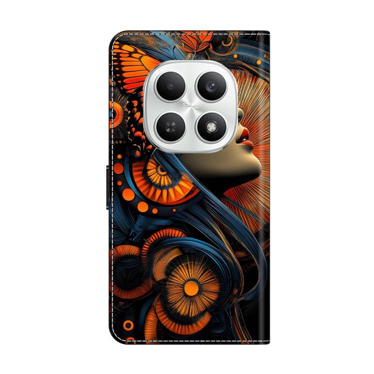 For Redmi Note 15 5G / 4G Global 164mm Crystal-Like Painted Vegan Leather Phone Case