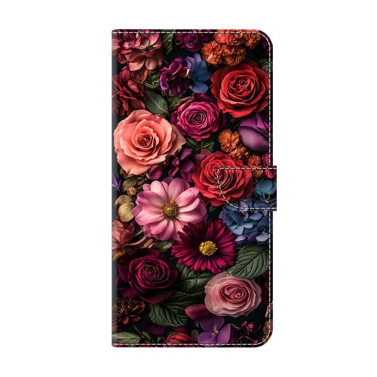 For Redmi 14C 4G / 5G Crystal-Like Painted Vegan Leather Phone Case