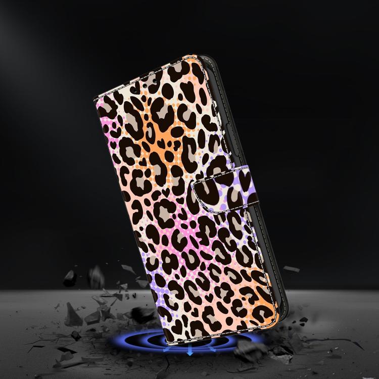 For Redmi 14C 4G / 5G Crystal-Like Painted Vegan Leather Phone Case