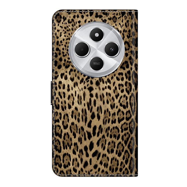For Redmi 14C 4G / 5G Crystal-Like Painted Vegan Leather Phone Case