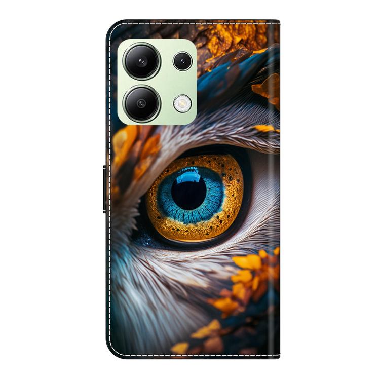 For Redmi Note 13 4G Crystal-Like Painted Vegan Leather Phone Case