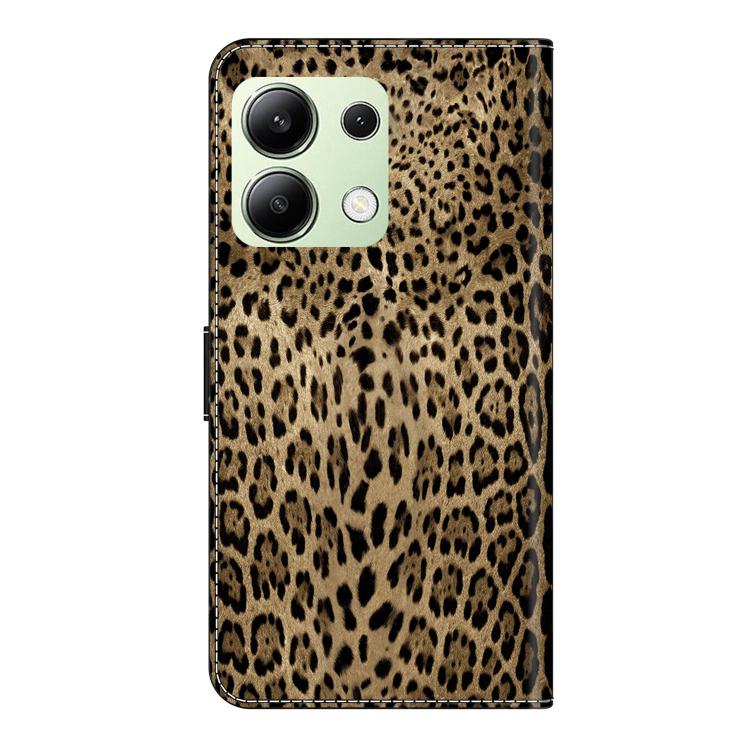For Redmi Note 13 4G Crystal-Like Painted Vegan Leather Phone Case