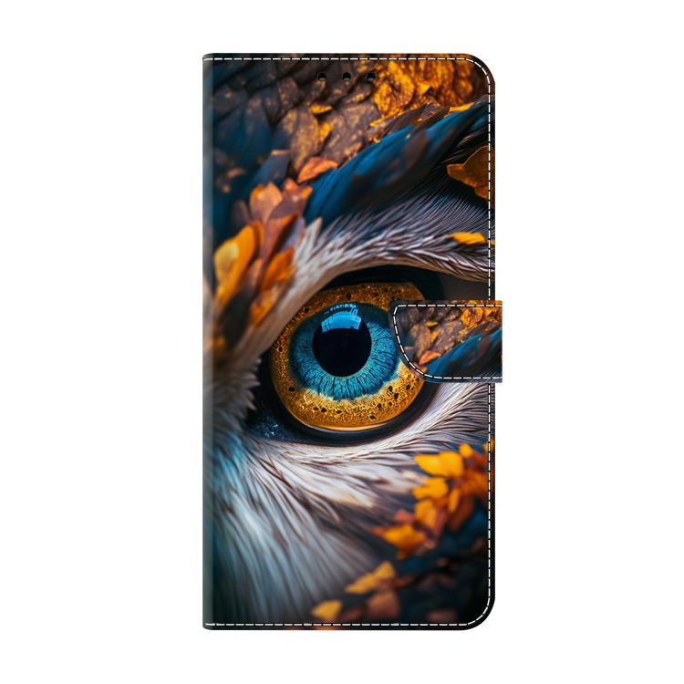 For Redmi Note 13 Pro+ Crystal-Like Painted Vegan Leather Phone Case