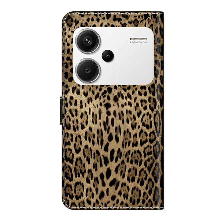 For Redmi Note 13 Pro+ Crystal-Like Painted Vegan Leather Phone Case
