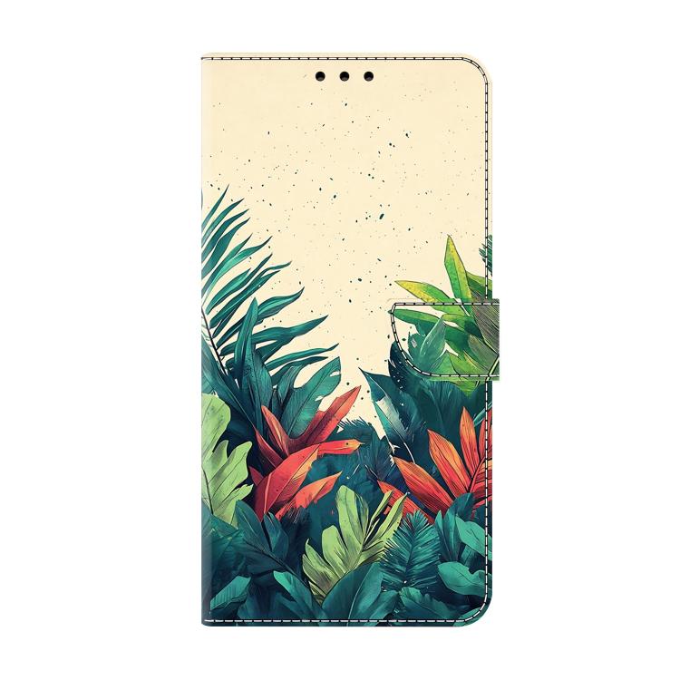 For Redmi Note 13 Pro+ Crystal-Like Painted Vegan Leather Phone Case