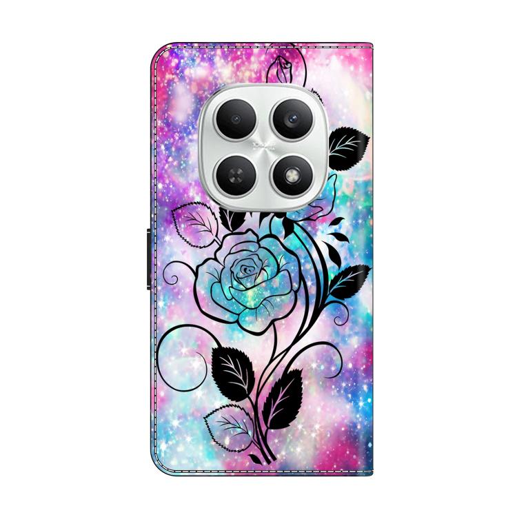 For Redmi Note 15 4G / 5G Global 164mm Crystal-Like Painted Vegan Leather Phone Case