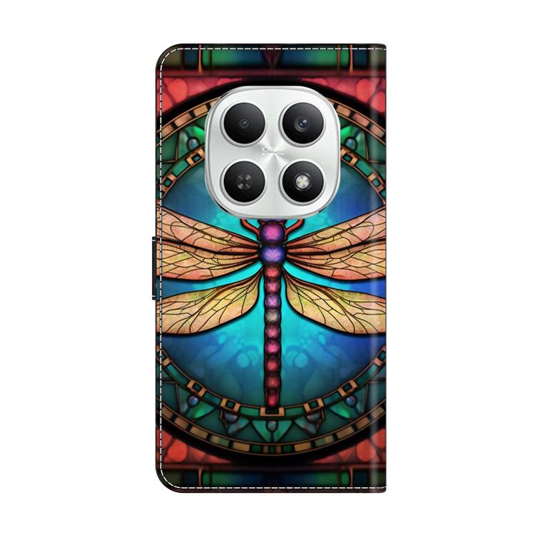 For Redmi Note 15 4G / 5G Global 164mm Crystal-Like Painted Vegan Leather Phone Case