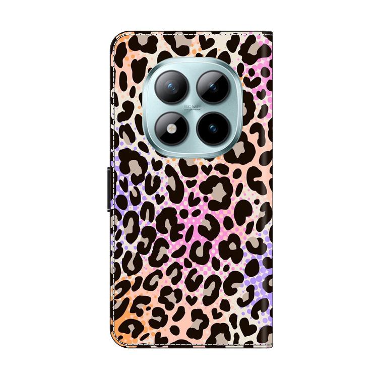 For Redmi Note 15 Pro+ Global 163.3mm Crystal-Like Painted Vegan Leather Phone Case
