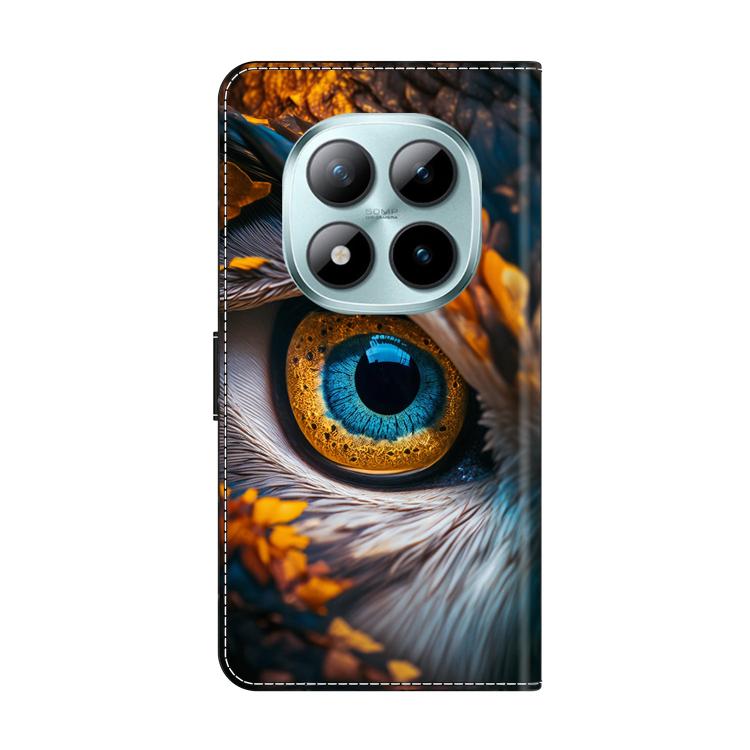 For Redmi Note 15 Pro+ Global 163.3mm Crystal-Like Painted Vegan Leather Phone Case