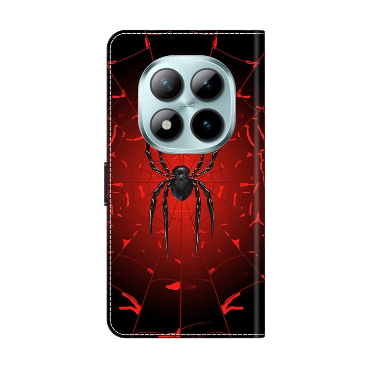 For Redmi Note 15 Pro+ Global 163.3mm Crystal-Like Painted Vegan Leather Phone Case