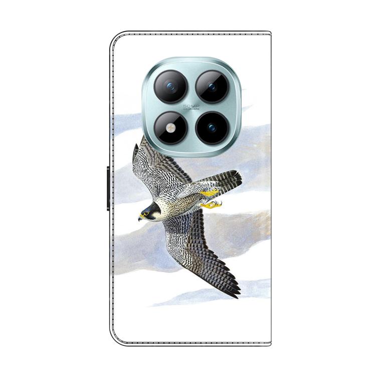 For Redmi Note 15 Pro+ Global 163.3mm Crystal-Like Painted Vegan Leather Phone Case