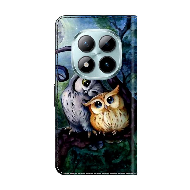 For Redmi Note 15 Pro+ Global 163.3mm Crystal-Like Painted Vegan Leather Phone Case