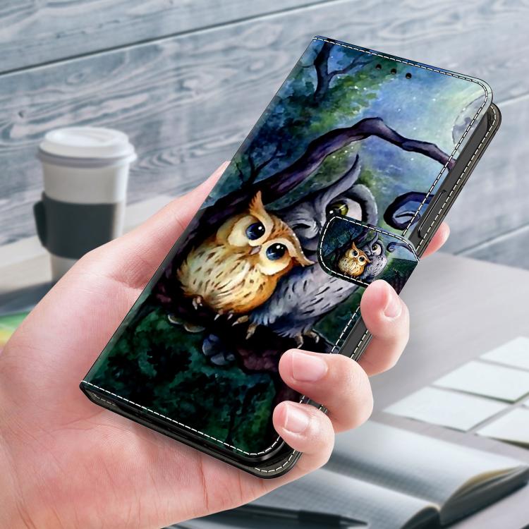 For Redmi Note 15 Pro+ Global 163.3mm Crystal-Like Painted Vegan Leather Phone Case