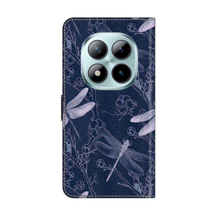 For Redmi Note 15 Pro+ Global 163.3mm Crystal-Like Painted Vegan Leather Phone Case