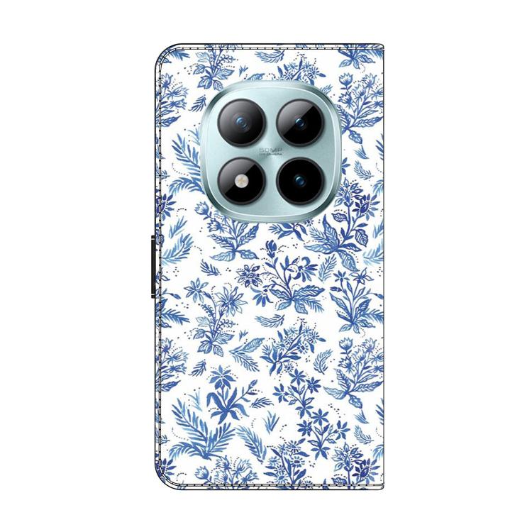 For Redmi Note 15 Pro+ Global 163.3mm Crystal-Like Painted Vegan Leather Phone Case