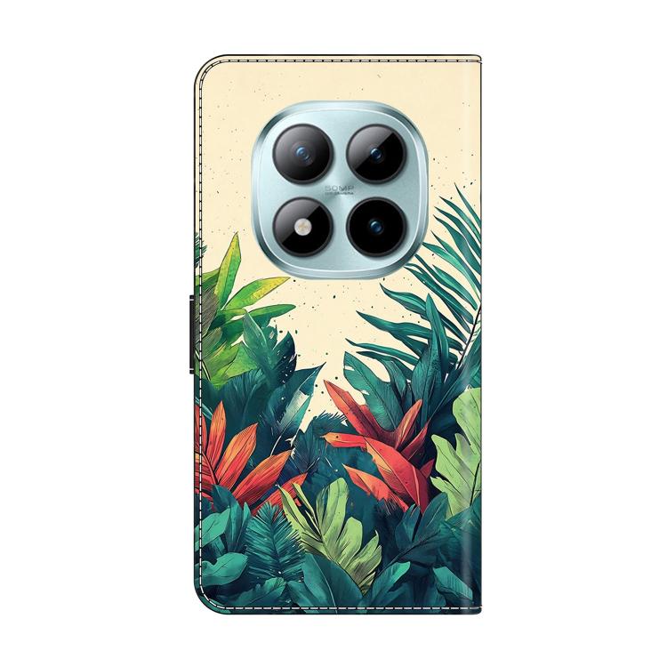 For Redmi Note 15 Pro+ Global 163.3mm Crystal-Like Painted Vegan Leather Phone Case