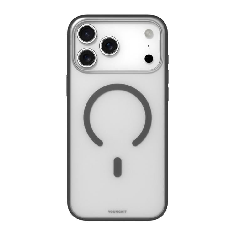 For iPhone 17 Pro Max YOUNGKIT Clear Series Magnetic TPU PC Hybrid Phone Case