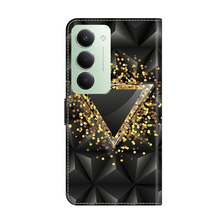 For Redmi 15 5G Global / 15 4G SEA 169.5mm Crystal-Like Painted Vegan Leather Phone Case