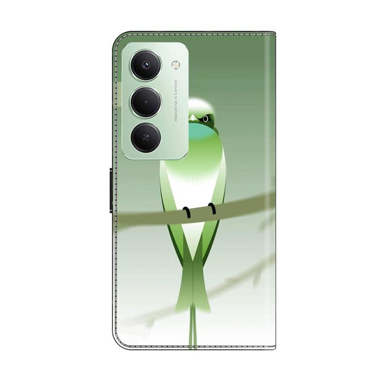 For Redmi 15 5G Global / 15 4G SEA 169.5mm Crystal-Like Painted Vegan Leather Phone Case