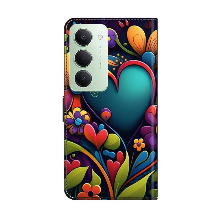 For Redmi 15 5G Global / 15 4G SEA 169.5mm Crystal-Like Painted Vegan Leather Phone Case