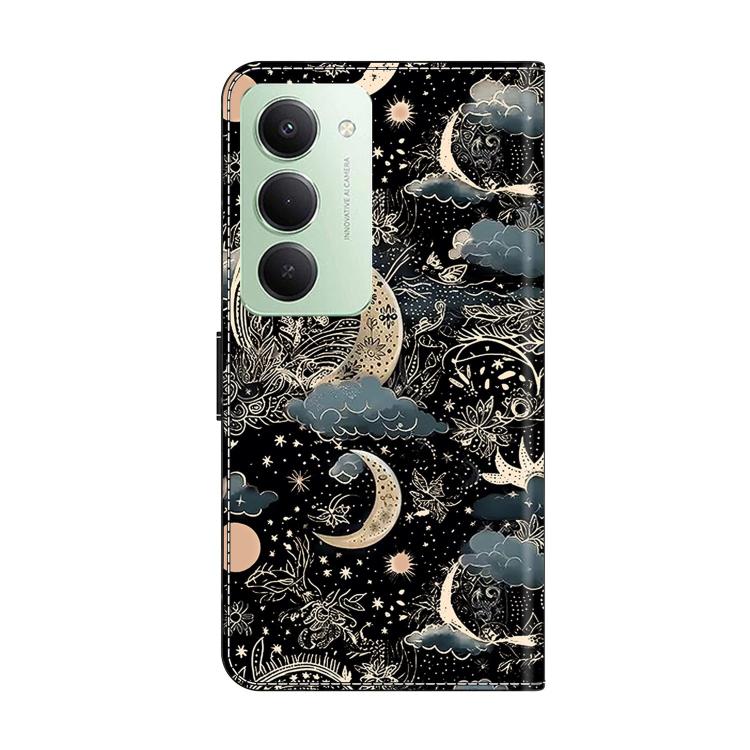 For Redmi 15 5G Global / 15 4G SEA 169.5mm Crystal-Like Painted Vegan Leather Phone Case