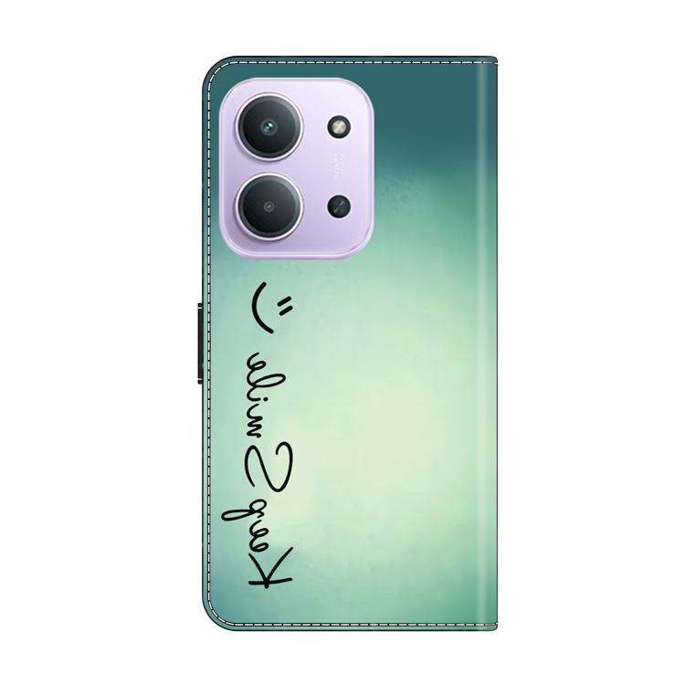 For Redmi 15C 5G / 4G EU 173mm / Poco C85 5G Crystal-Like Painted Vegan Leather Phone Case
