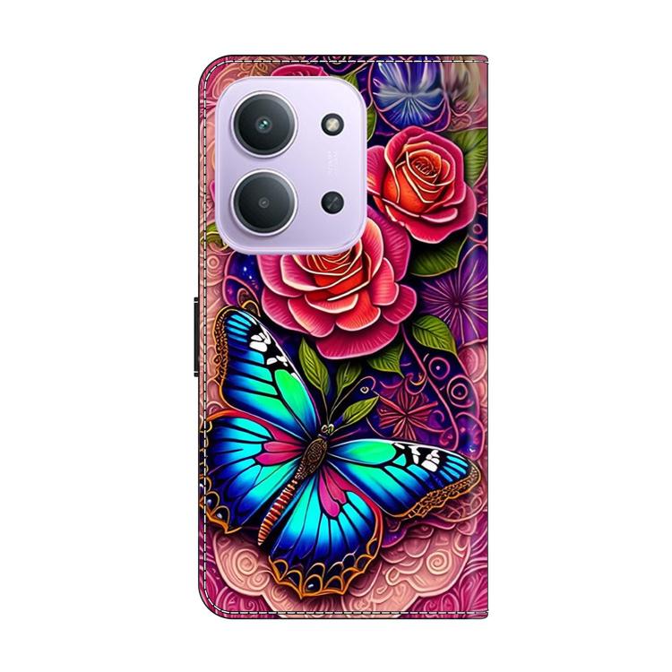 For Redmi 15C 5G / 4G EU 173mm / Poco C85 5G Crystal-Like Painted Vegan Leather Phone Case