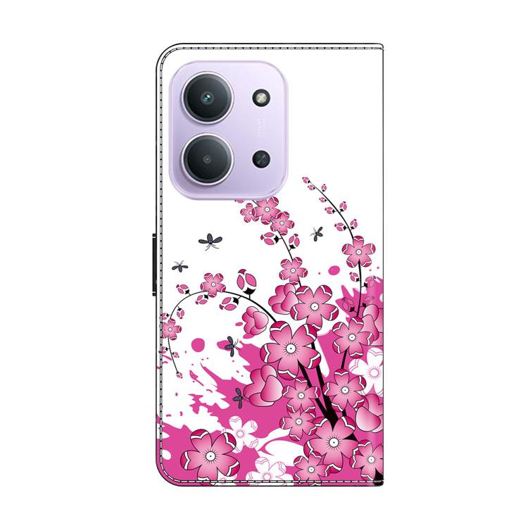 For Redmi 15C 5G / 4G EU 173mm / Poco C85 5G Crystal-Like Painted Vegan Leather Phone Case