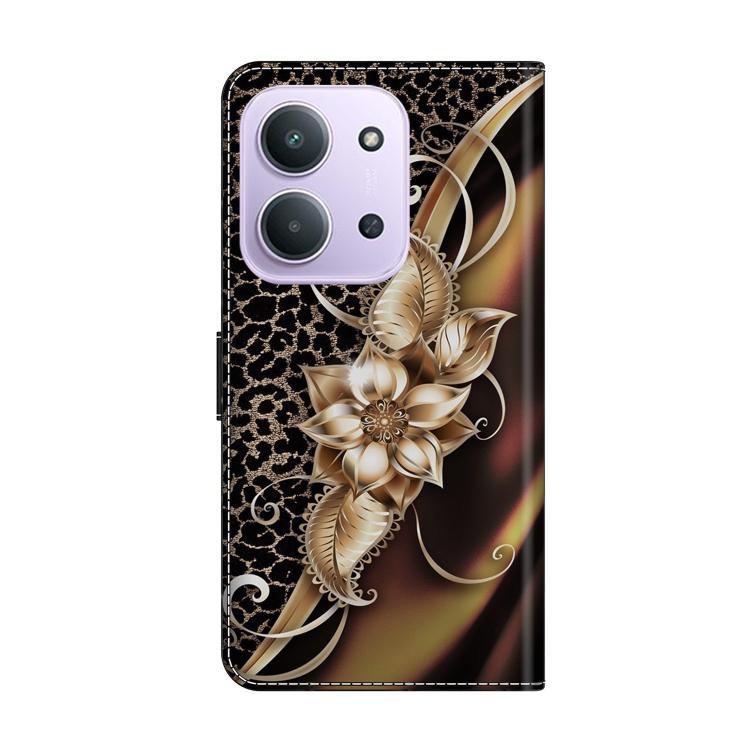 For Redmi 15C 5G / 4G EU 173mm / Poco C85 5G Crystal-Like Painted Vegan Leather Phone Case
