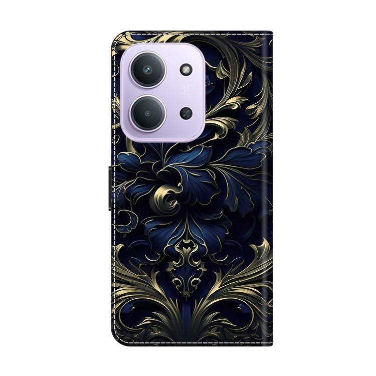 For Redmi 15C 5G / 4G EU 173mm / Poco C85 5G Crystal-Like Painted Vegan Leather Phone Case